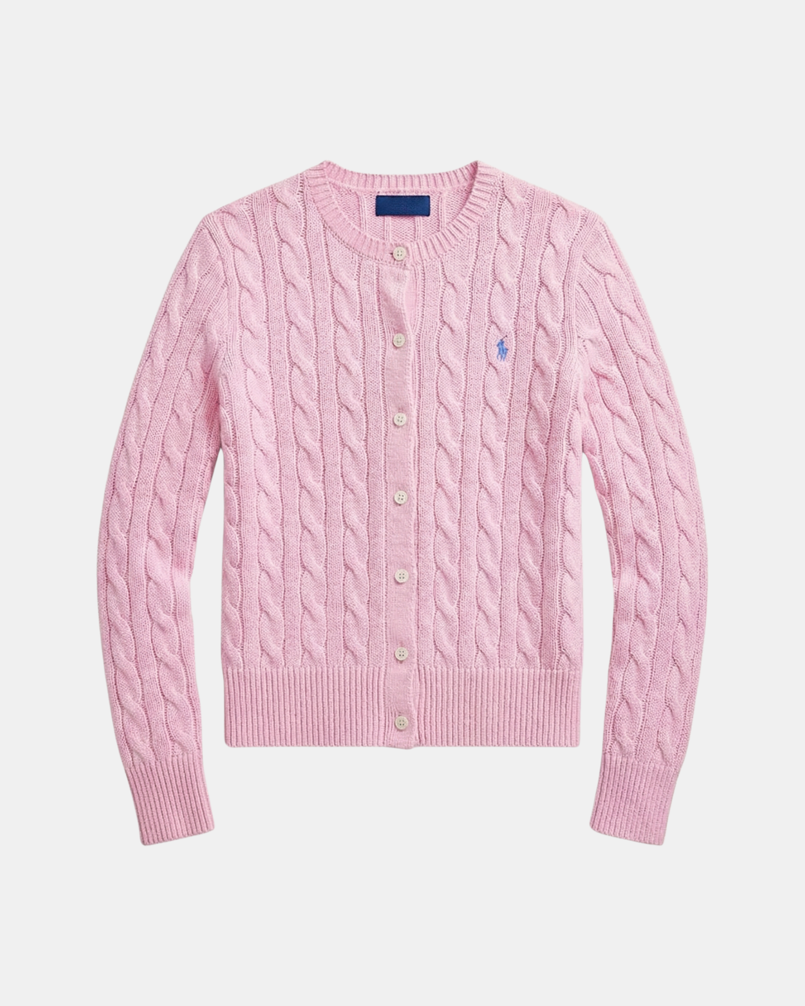 Cardigan aus Baumwolle im Zopfstrick