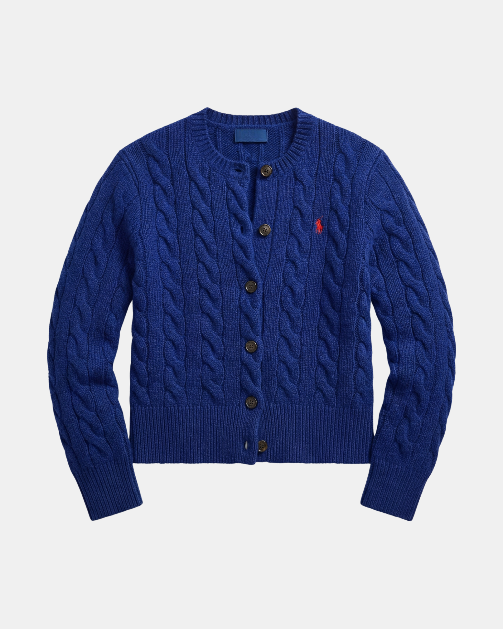 Cardigan aus Baumwolle im Zopfstrick