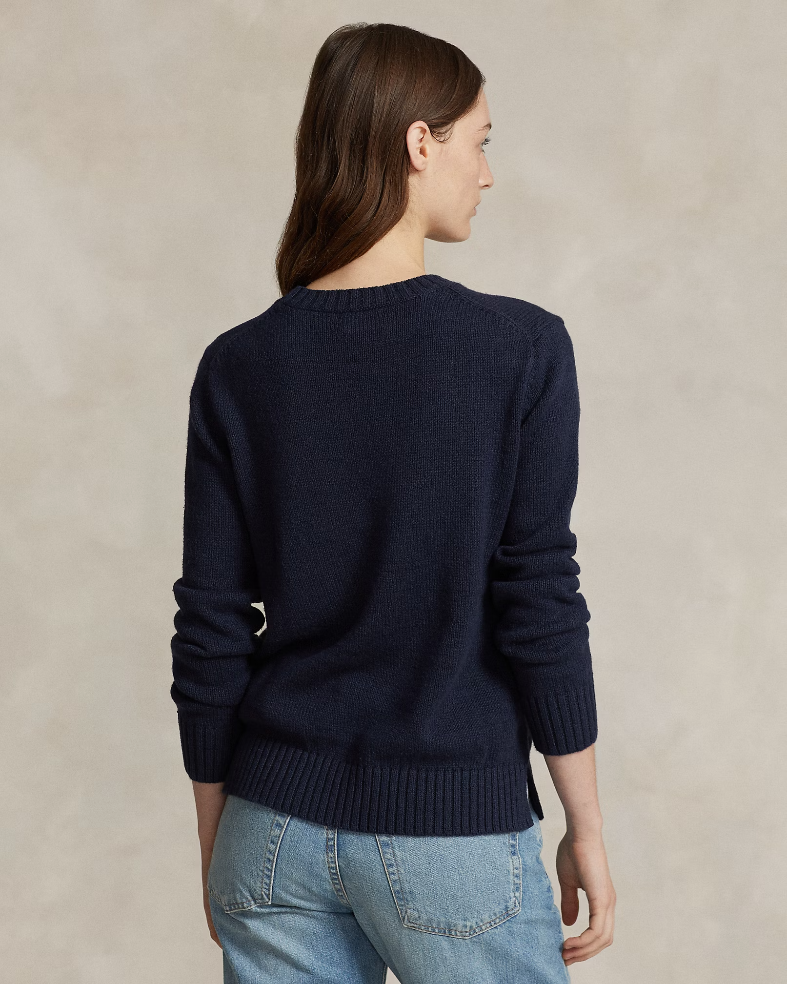 Bear Pullover aus Baumwolle-Leinen