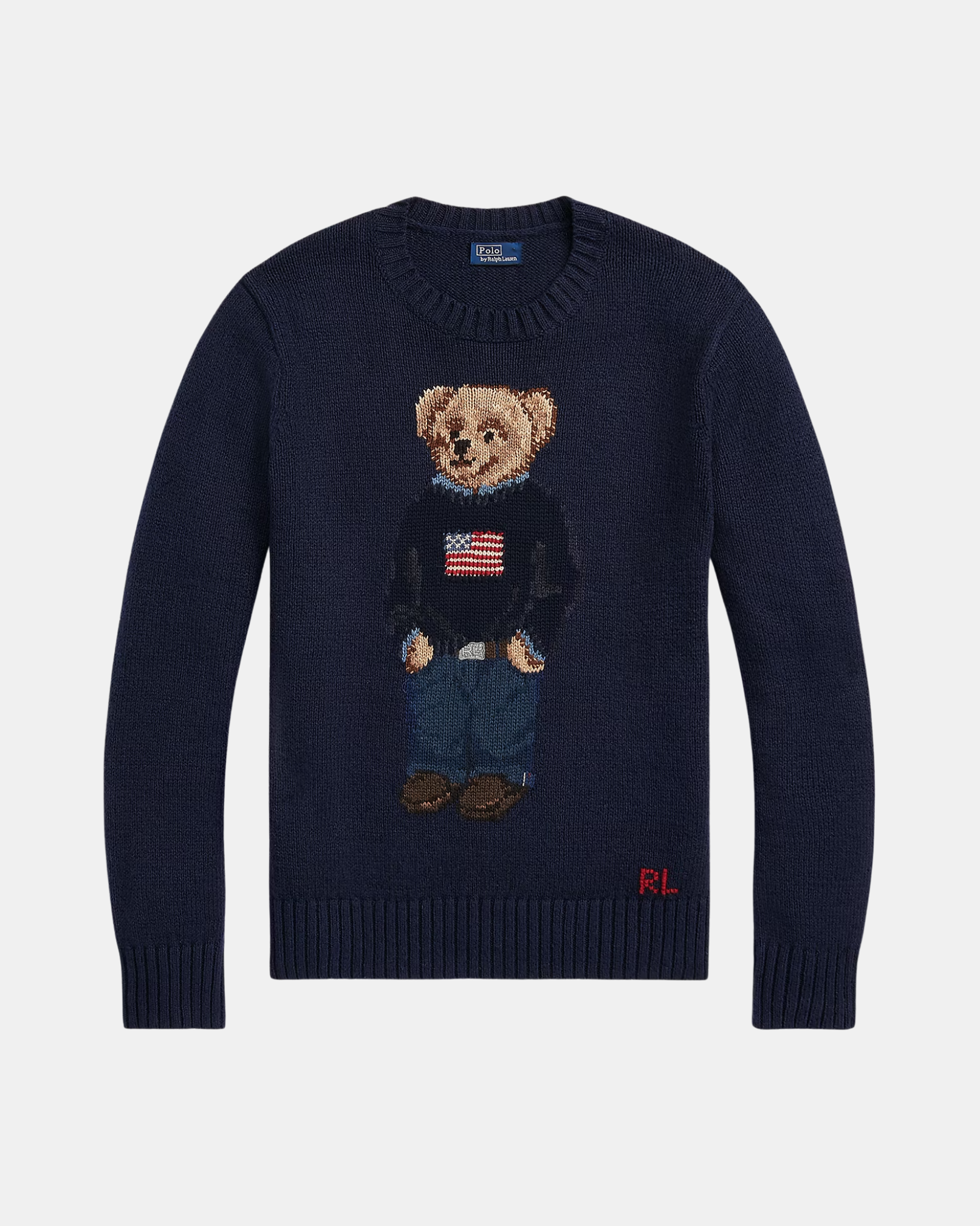 Bear Pullover aus Baumwolle-Leinen