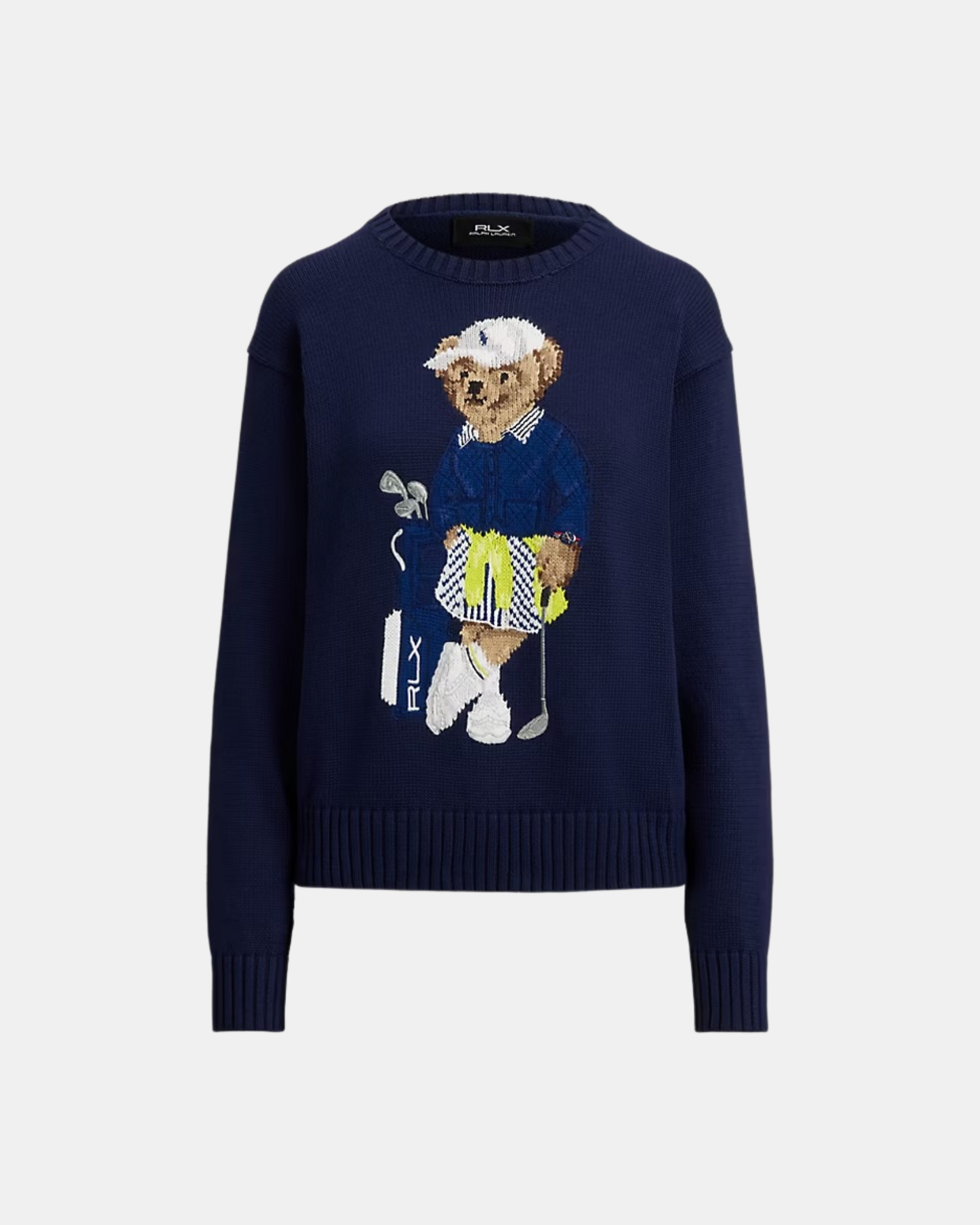 Bear Rundhals-Pullover aus Baumwolle