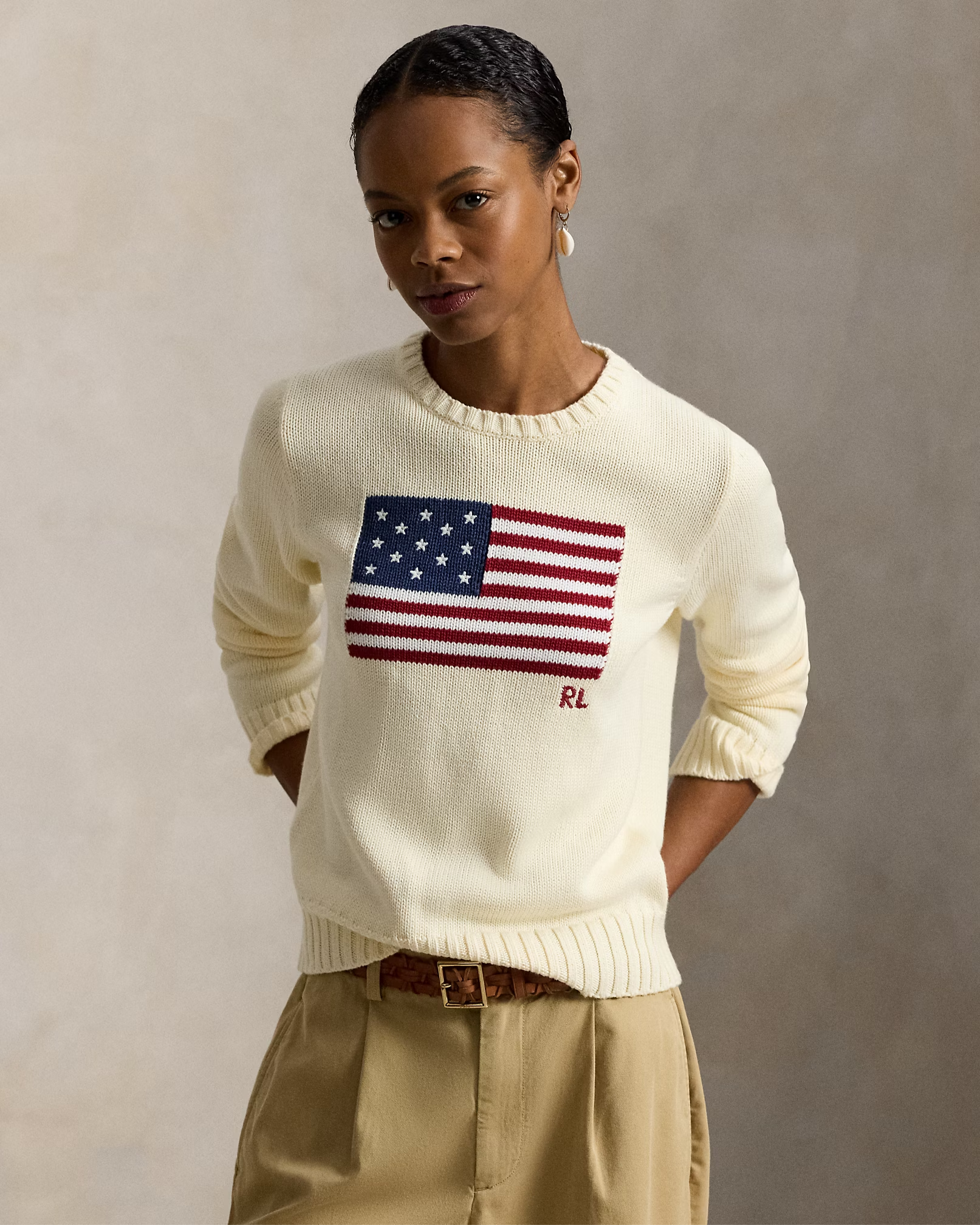 Klassische Flaggenpullover