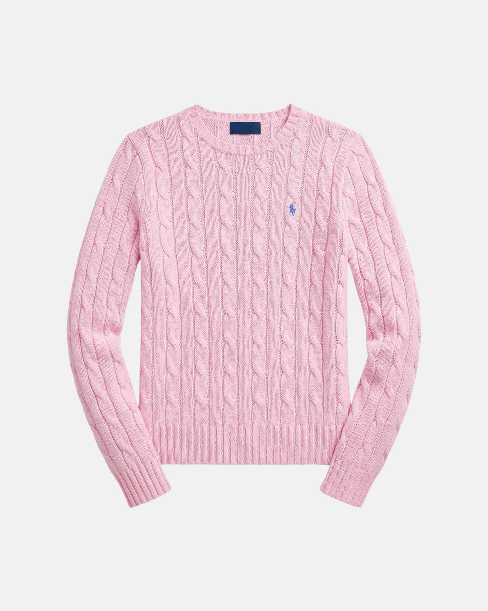 Pullover aus Baumwolle-Kaschmir im Zopfstrick