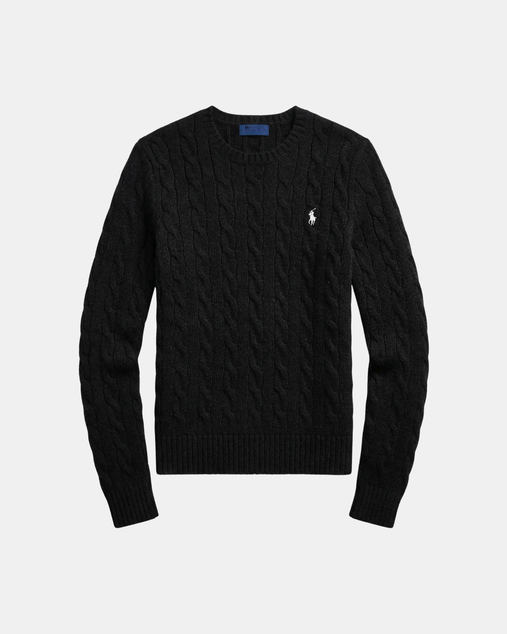 Pullover aus Baumwolle-Kaschmir im Zopfstrick