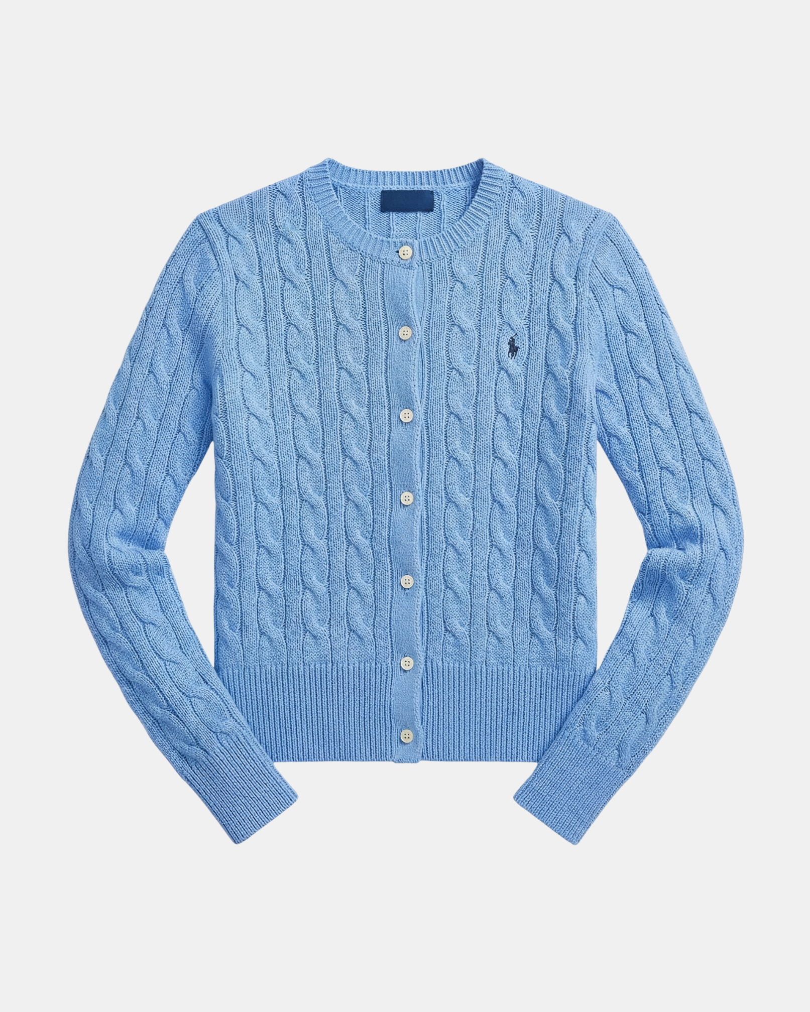 Cardigan aus Baumwolle im Zopfstrick