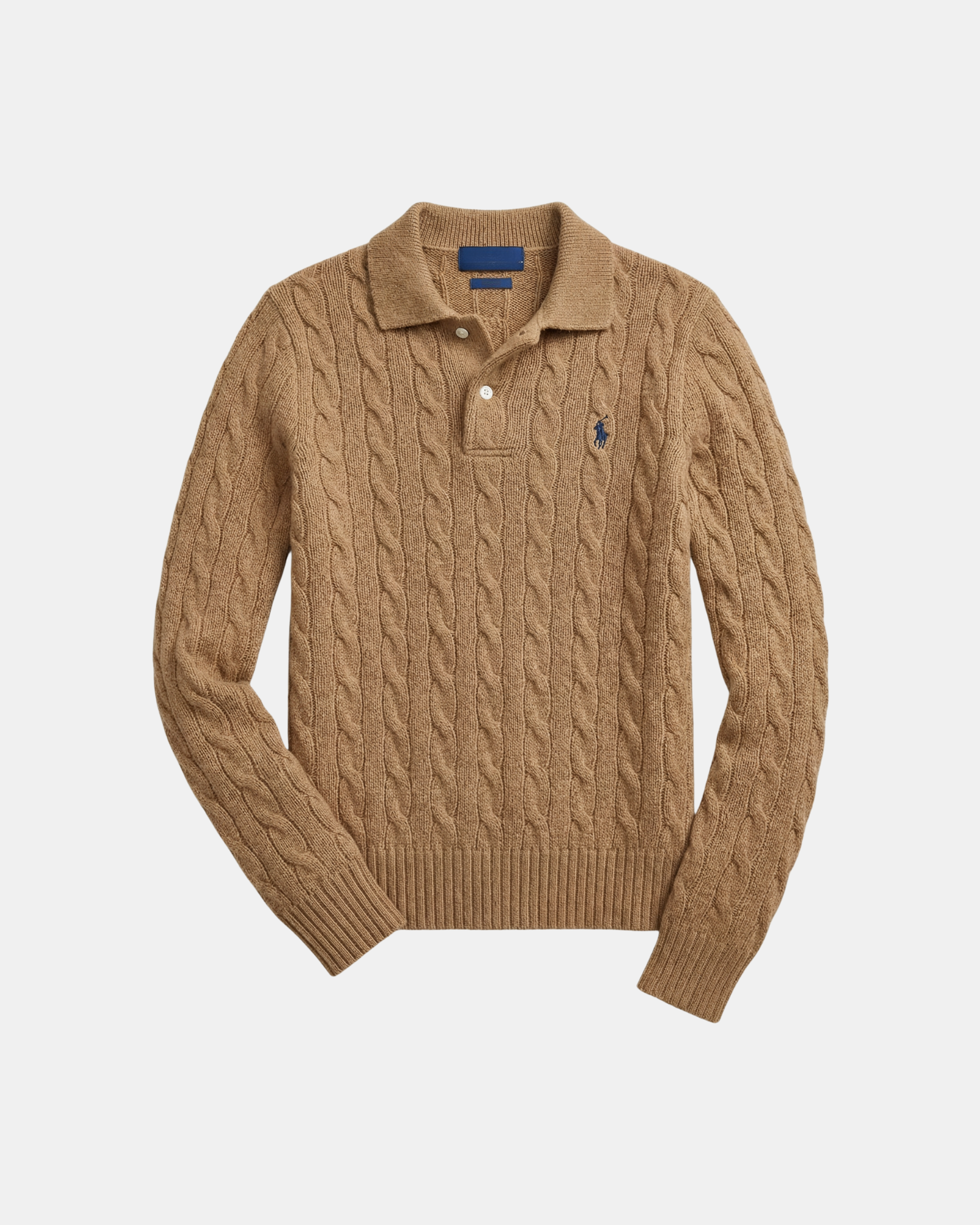 Pullover aus Wolle-Kaschmir im Zopfstrick